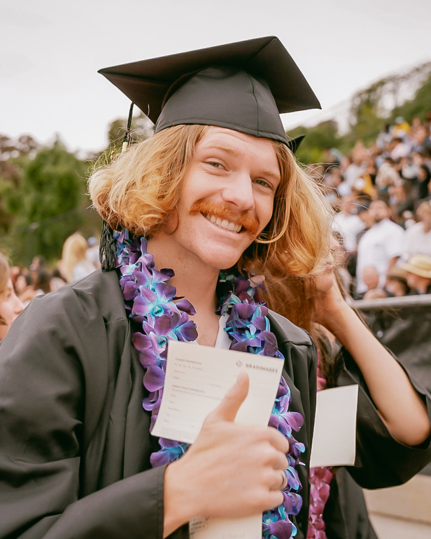 Student at Commencement